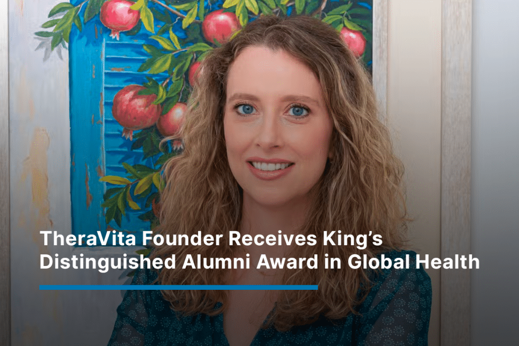Newsroom 7 TheraVita Founder Receives King’s Distinguished Alumni Award in Global Health
